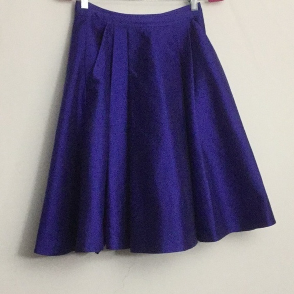 L.K. Bennett Full Skirt Size 4 Ultra Blue GUC